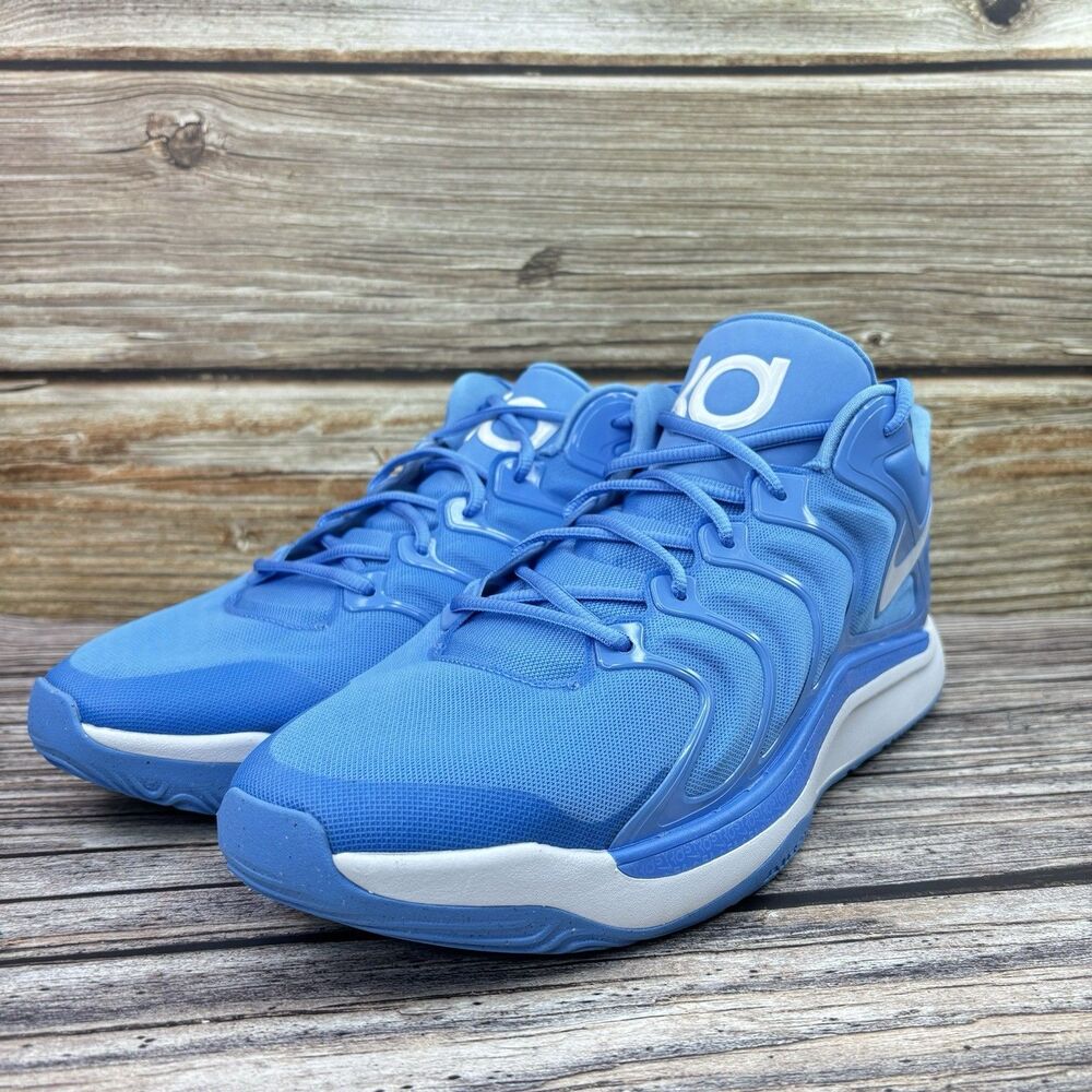 Mens Size 15 Nike KD 17 UNC University Blue White Basketball Shoes HJ7387-401